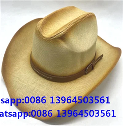 Straw Sun Shade Fishing Man Fedora Hat