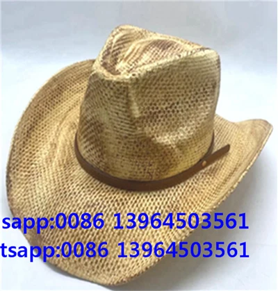 Cowboyhatt Dame Vintage Western flettet beltedekor