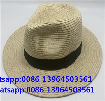 Uformell gjerrig papir stråhatt Fedora topphatt