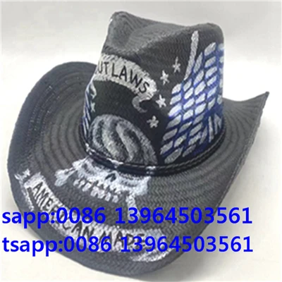 Menn Mønster Cowboy Hat For Daglig Liv