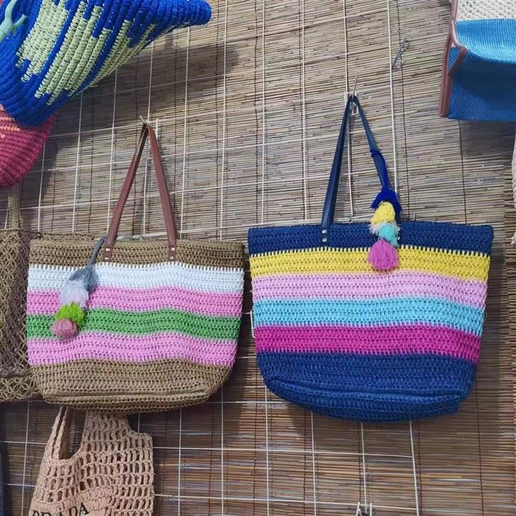 Fargerik Rainbow Women Big Beach Bag