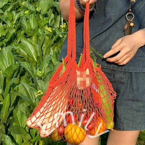 Bomullspose shopper vesker