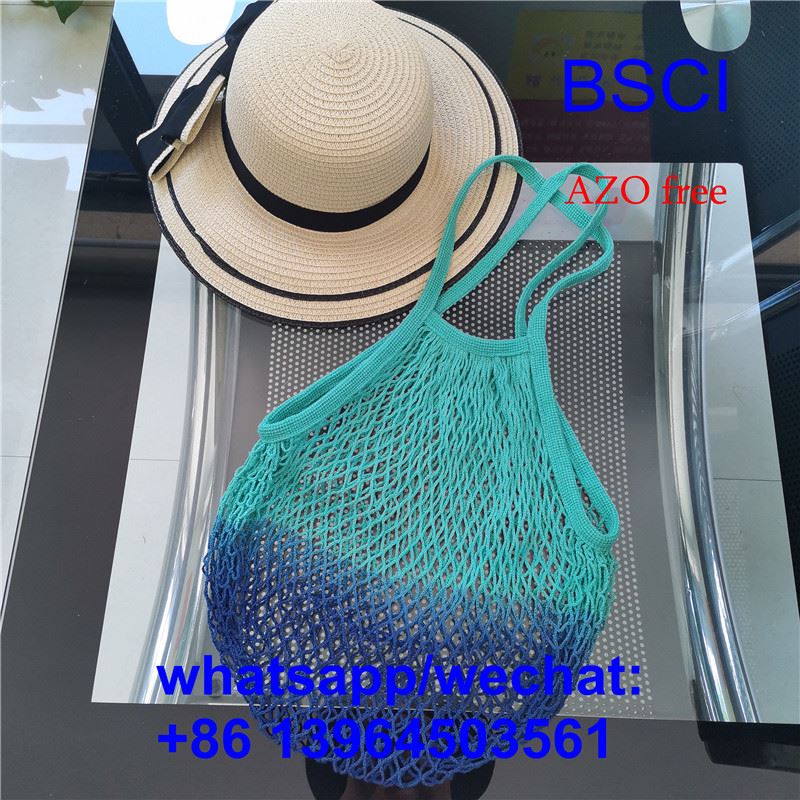 Bomullsnett shopping strengposer