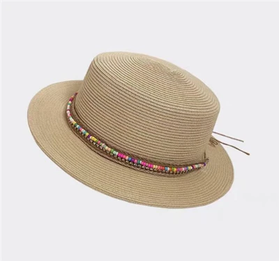 Bred rand solhatt for kvinner