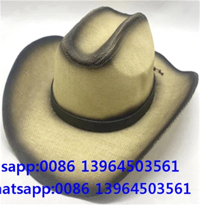 Distressed Vintage Cowboy Men Hat