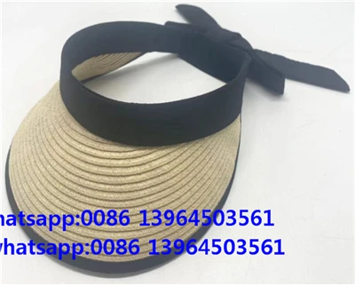 Visirhatt bred rand UV -beskyttelse kvinner cap