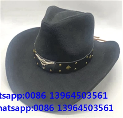 Svart vintage Fedora lue for menn