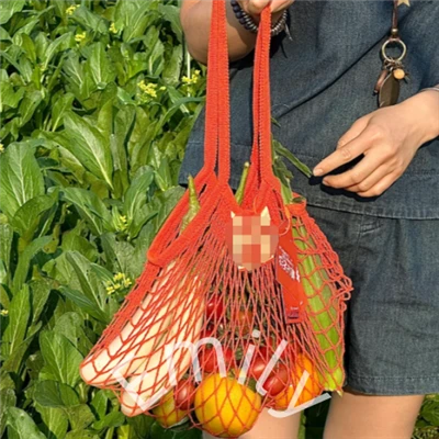 Bomullspose shopper vesker