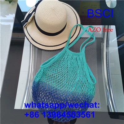 Bomullsnett shopping strengposer