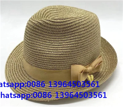 Kvinner Elegant liten takskjegge solhatt