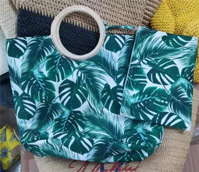 Tropical Women Beach Bag Ett sett