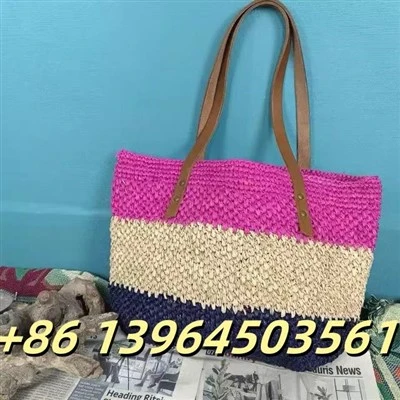 Madagaskar raffia tote vesker