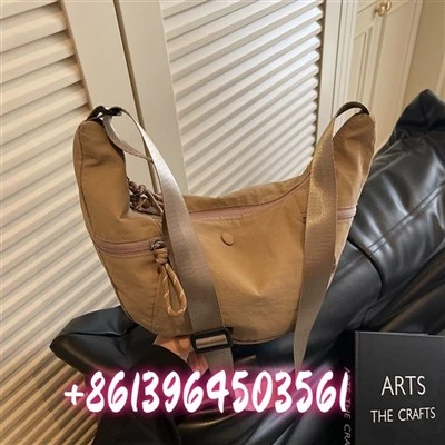 Mann nylon skulderveske