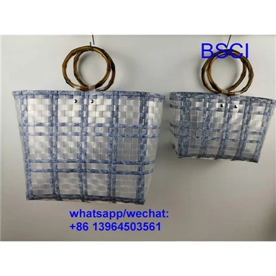 Vevd plastkurvpose