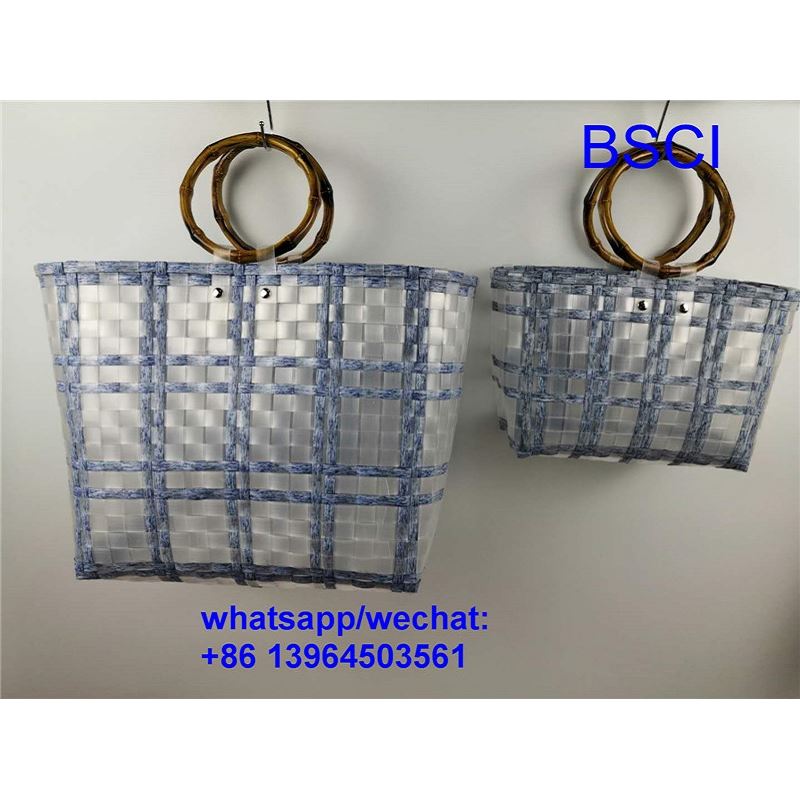 Vevd plastkurvpose